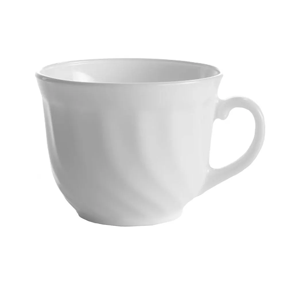 Чашка чайная Luminarc Trianon 220 мл, d=8,5 см, h 6,5 см, l 10,5 см, стеклокерамика, белый цвет, ARC