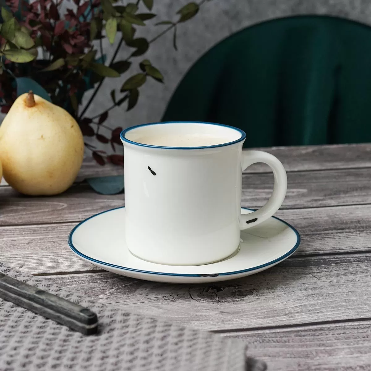 Чайная пара "Bakery- Fusion" 280 мл, d=8.3см, h=8.1 см, P.L. Proff Cuisine