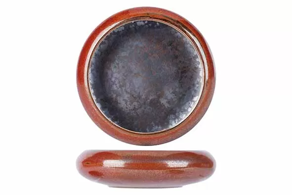 Розетка с закругленным бортом d 9 см h 2,9 см, Elements Maroon