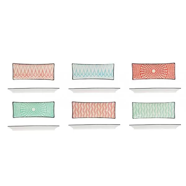 Блюдо прямоугольное 23,5×9,5 см (кратность 6), NAYANA