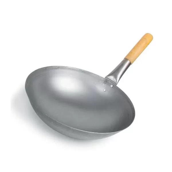 Сковорода Вок (WOK) 35 см с дерев. ручкой углеродистая сталь P.L. Proff Cuisine