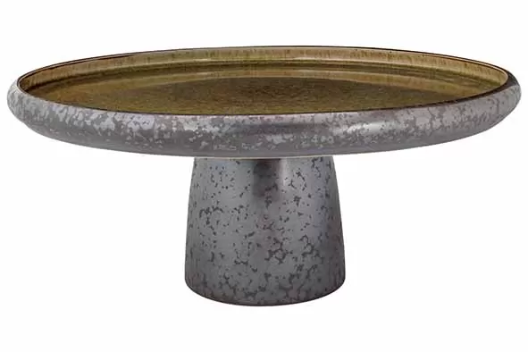 Блюдо на ножке d 29 см h 12,5 см, Elements Mineral