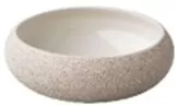 Салатник 19.5 x 6,7 см, декор vulcanic white, Raw Design by Kevala