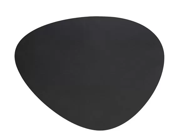 Салфетка подстановочная (плейсмат) 45×35 см, 100 % переработанная кожа, декор anthracite / антрацит