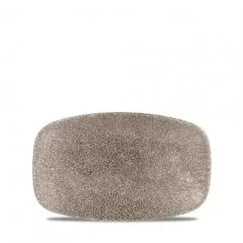 Блюдо прямоугольное 20х12,1см, без борта, цвет Raku Quartz Black, Studio Prints