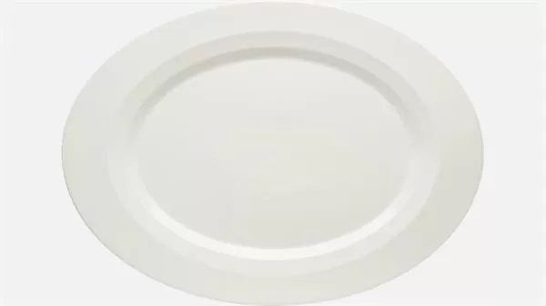 Тарелка овальная с полями 38,3×27,8 см, h 2,6 см, Allure
