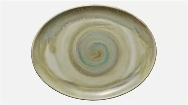 Блюдо овальное 30,8×23,9 см, h 2,8 см, цвет thyme, Perfect Match