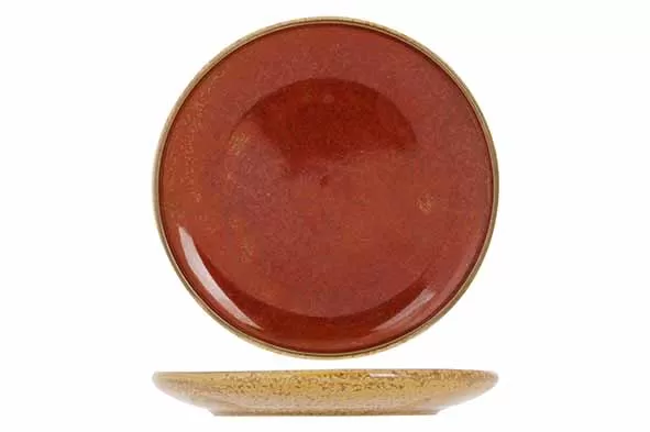 Тарелка мелкая d 16 см, Elements Mustard