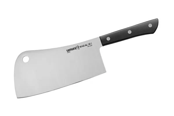 SHR-0040B/K Топорик кухонный «Samura HARAKIRI» 180 мм, корроз.-стойкая сталь, ABS пластик