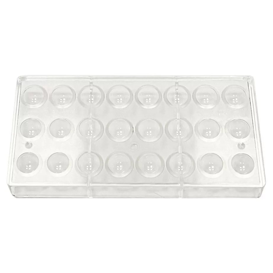 Форма для шоколада "Полусфера", 24 ячейки 27*14 мм, поликарбонат, P.L. Proff Cuisine