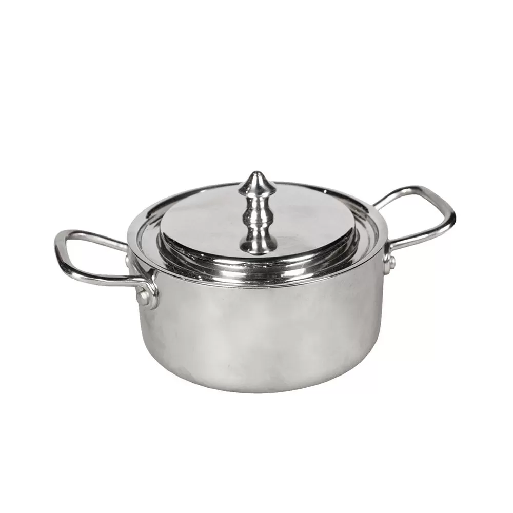 Кастрюля порционная с крышкой 12*5,5 см, 600 мл,нержавейка, P.L. Proff Cuisine