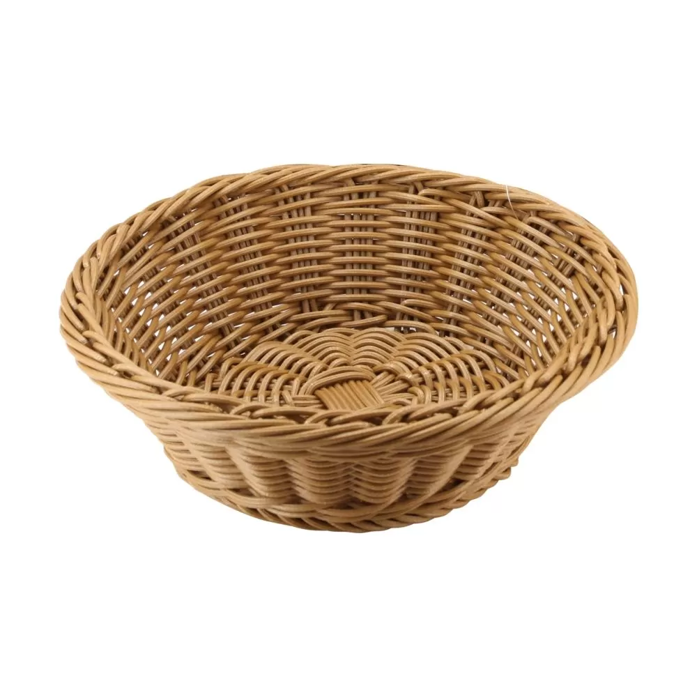 Хлебница плетен.ротанг коричн..круглая d=18.5.h 7.5см SUNNEX