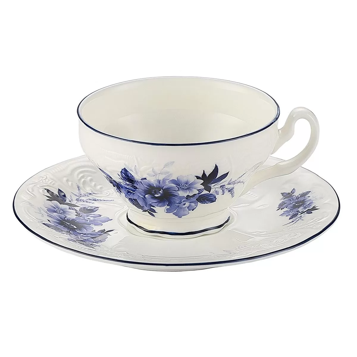 Кофейная пара 100мл, коллекция "Blue Flower"  P.L. Proff Cuisine