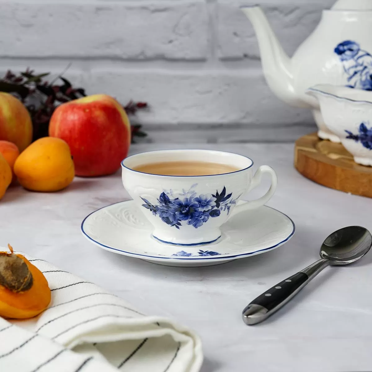 Кофейная пара 100мл, коллекция "Blue Flower" P.L. Proff Cuisine
