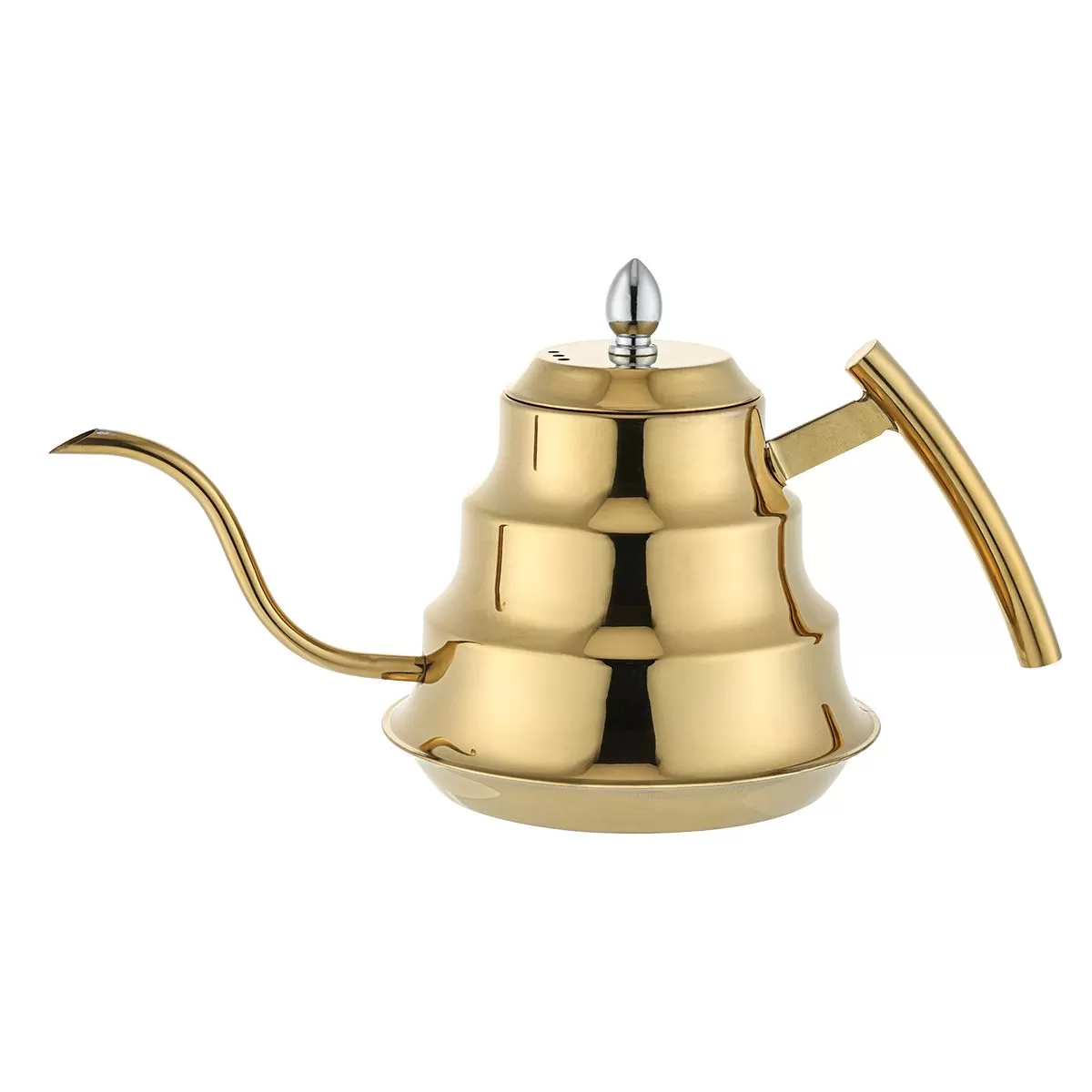 Кофейник с ситом 1200 мл, нерж. сталь,цвет-золото, P.L. Proff Coffee