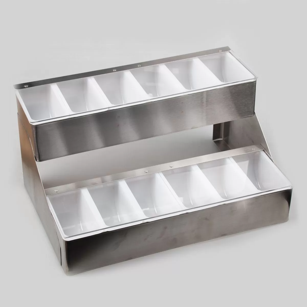 Контейнер для фруктов, металлический корпус, 12 отдел, P.L. — BarWare