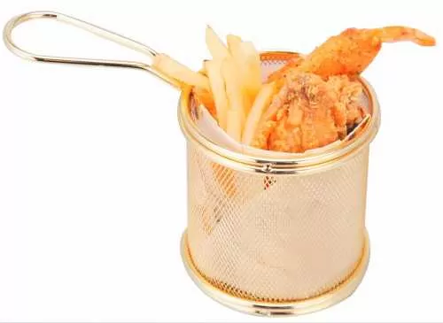 Корзинка для подачи "Gold" 8,5*9* см, металл, P.L. Proff Cuisine