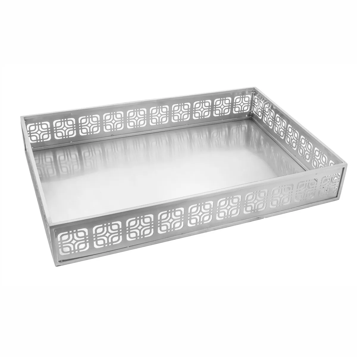 Корзинка,поднос металлический 49*34*8 см P.L.—Hotelware