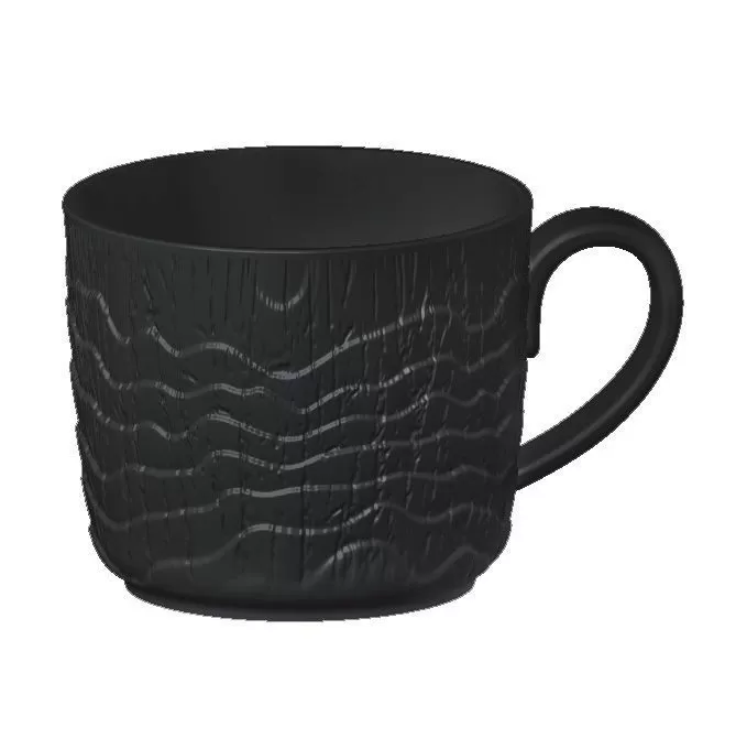 Кружка 370 мл, серия "Black Raw Wood"  P.L. — ProffCuisine