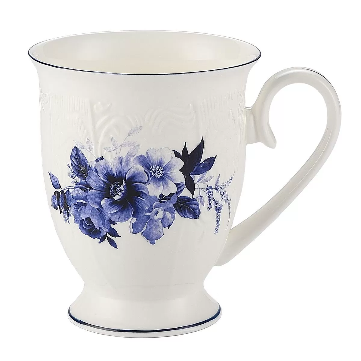 Кружка с ручкой, 300 мл, коллекция "Blue Flower"  P.L. Proff Cuisine
