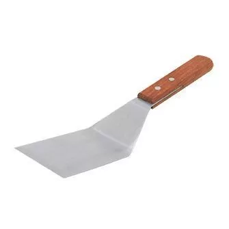 Лопатка металлическая 7.5*13 см,деревянная ручка, P.L. — Proff Chef Line