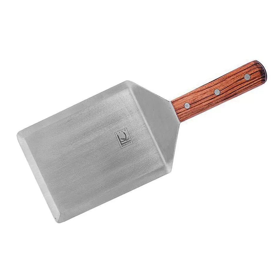 Лопатка металлическая с деревянной ручкой, w 13 см, l 15 см, P.L. — Proff Chef Line