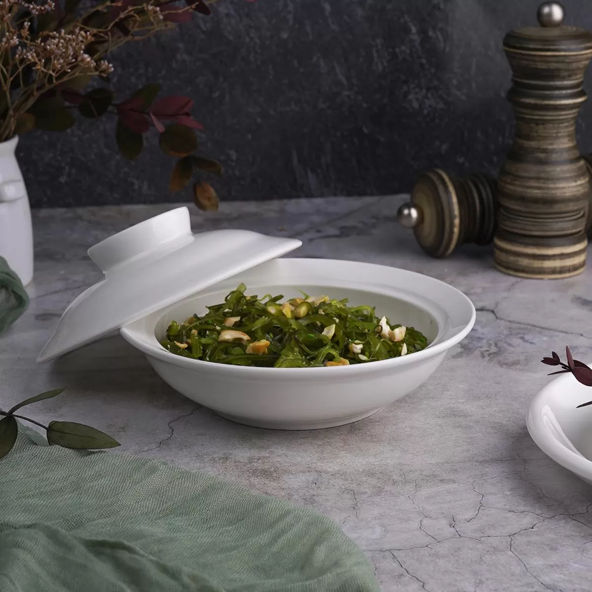 Мисосупница с крышкой "Kunst Werk Black Label" 175 мл, P.L. Proff Cuisine