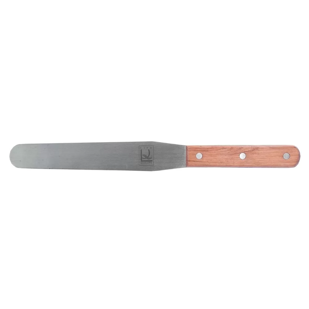 Нож-лопатка кондитерская металлическая с деревянной ручкой 30 см, P.L. — Proff Chef Line
