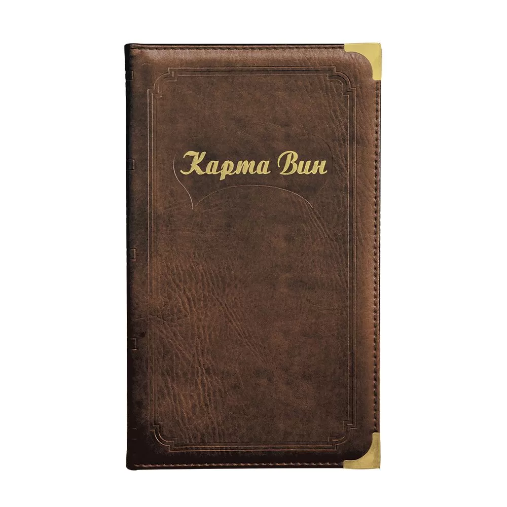 Папка "Карта вин" бордовая, P.L. — BarWare