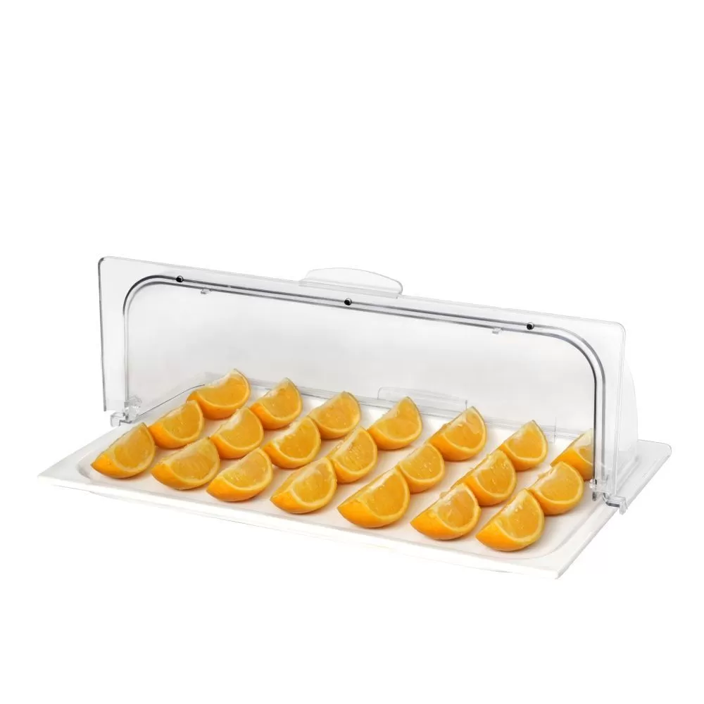 Поднос фарфоровый с пластиковой крышкой GN1/1, P.L. Proff Cuisine