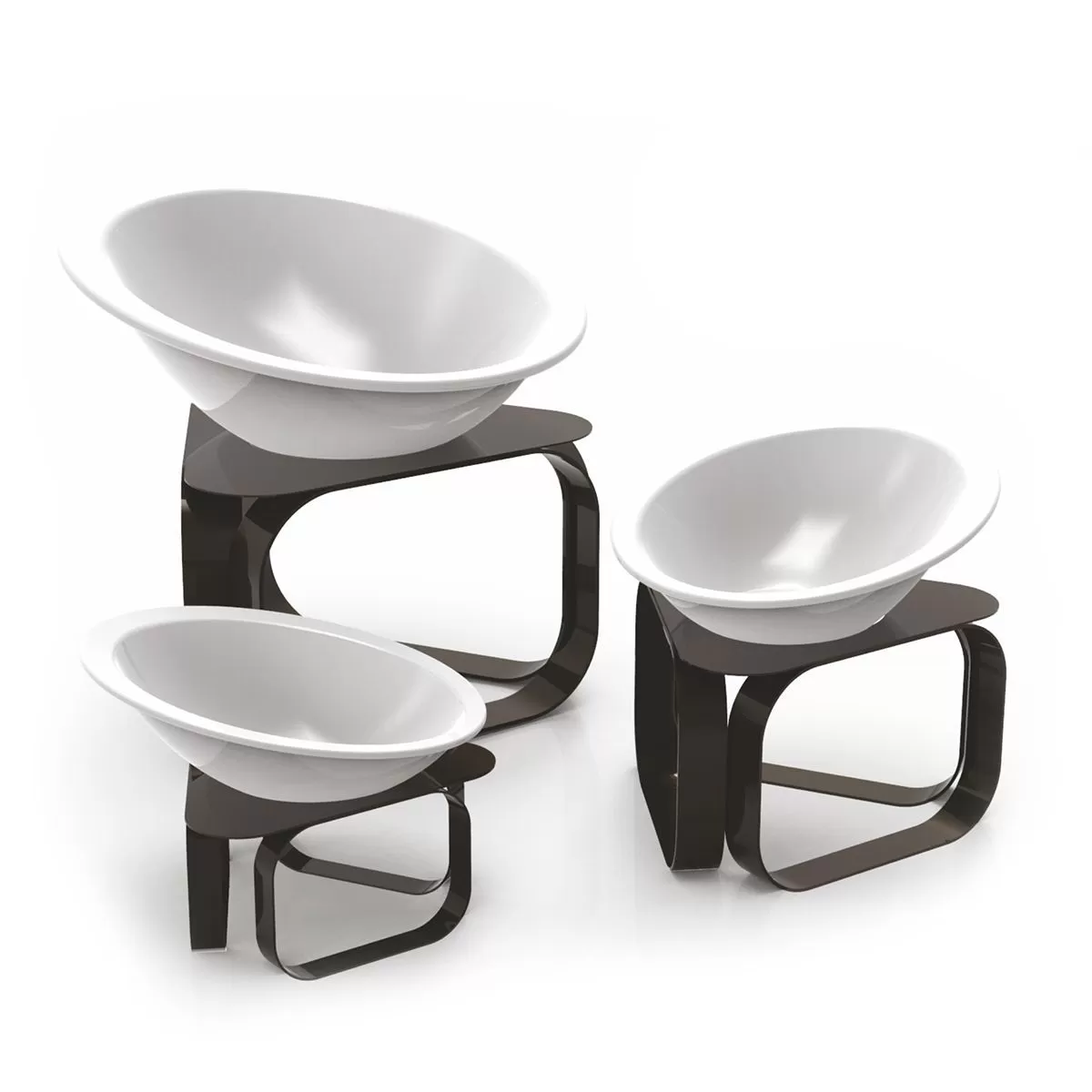 Подставка для выкладки+меламиновый салатник 20*20*10 см  P.L.—Hotelware