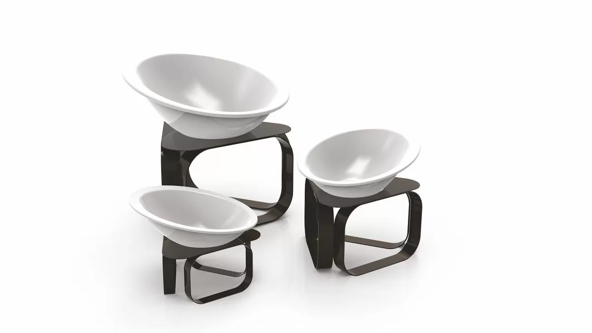 Подставка для выкладки+меламиновый салатник 24*24*15 см  P.L.—Hotelware