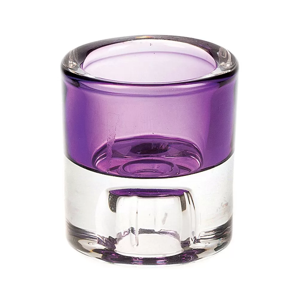 Подсвечник фиолетовый d 5,9 см, h 6,5 см, P.L. — BarWare