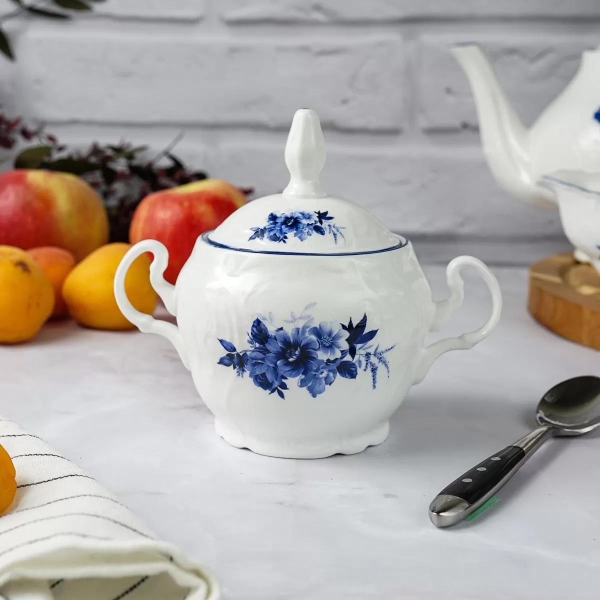 Сахарница, 300мл, коллекция "Blue Flower" P.L. Proff Cuisine