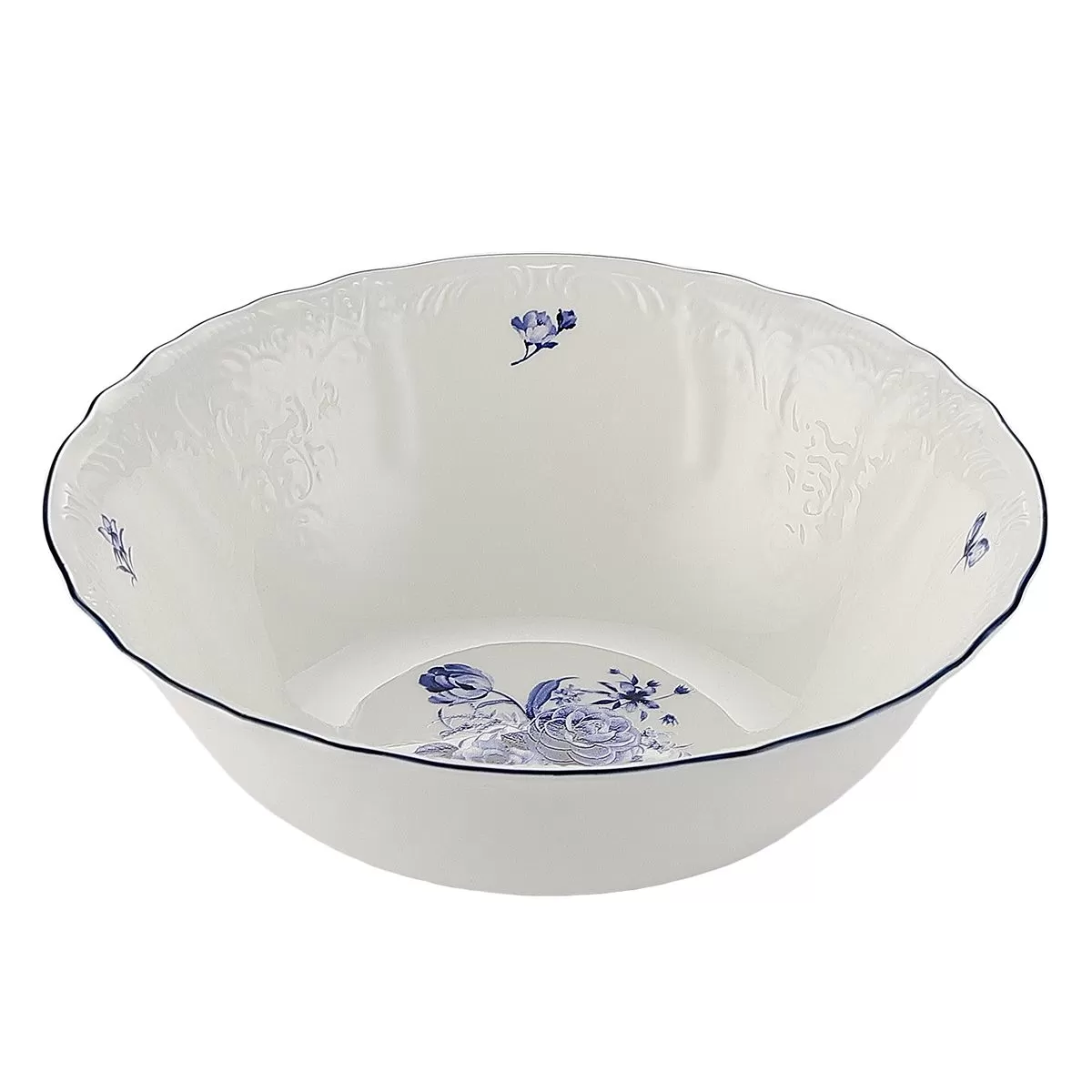 Салатник 18 см, 700 мл, коллекция "Blue Flower"  P.L. Proff Cuisine