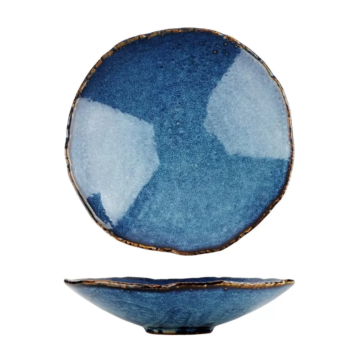 Салатник d=21,5см, h=5 см, 620 мл.фарфор,серия "Aqua Blue" P.L.