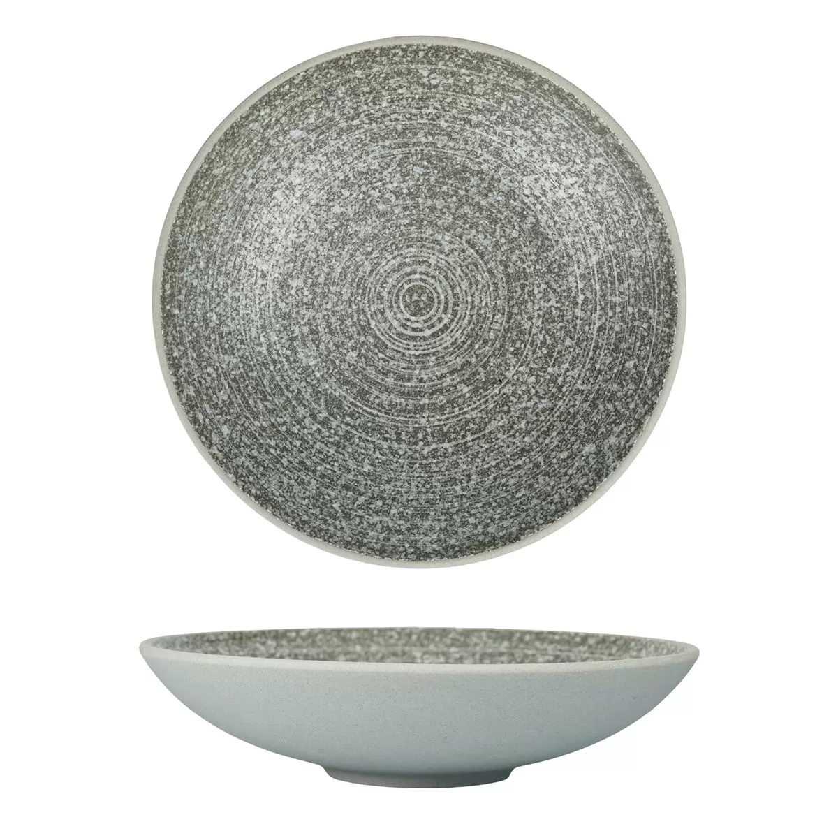 Салатник с покрытием 850мл, 23,5*5,8 см, Glossy Stone Untouched Taiga,  P.L. Proff Cuisine