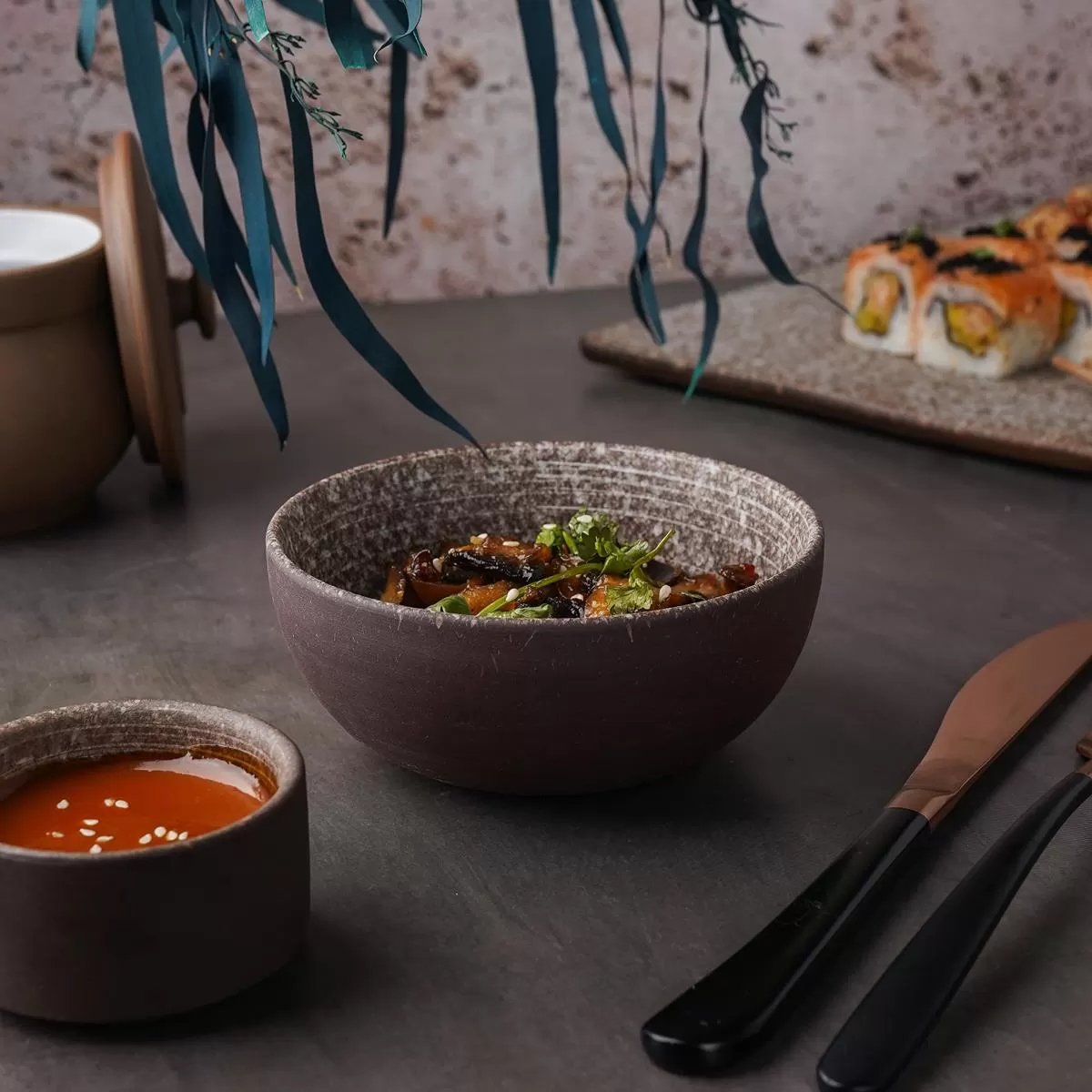 Салатник 12*5 см, 350 мл, Brown Taiga Untouched, P.L. Proff Cuisine