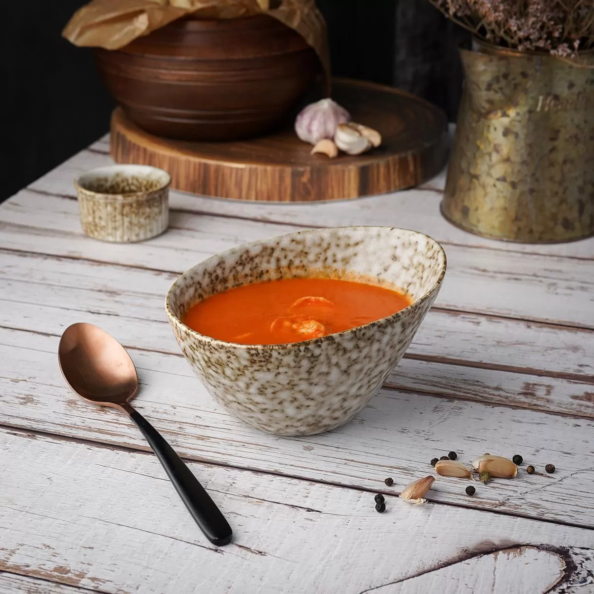 Салатник 15,5см, 500 мл "Brown Spider Silk" / "Stockholm" P.L. Proff Cuisine