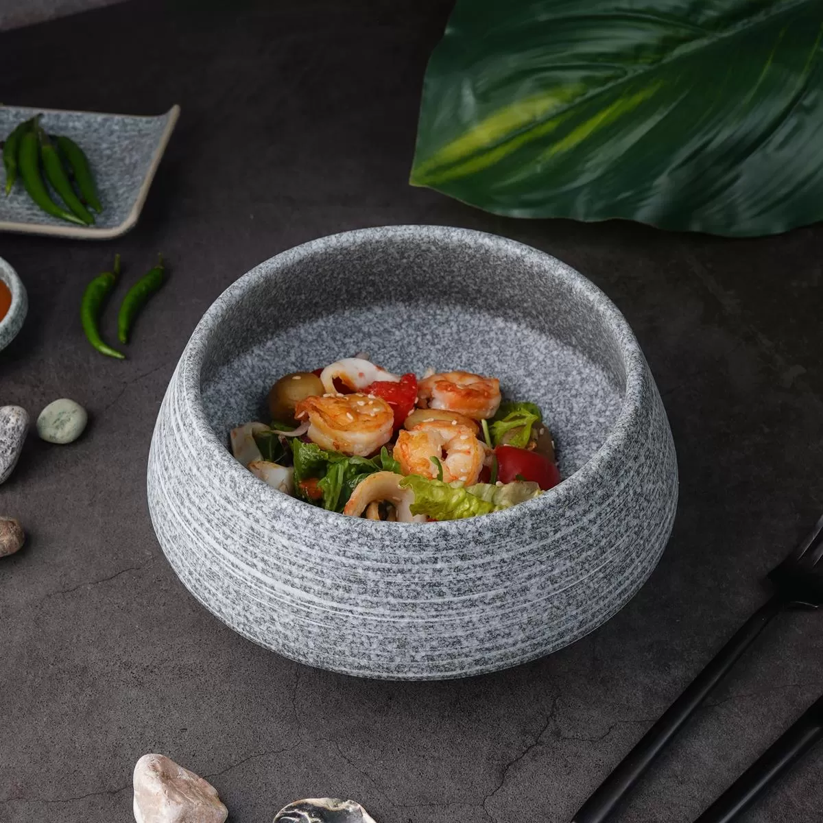 Салатник 1,1л, d=20 см, h=10 см, Stone Untouched Taiga,P.L. Proff Cuisine
