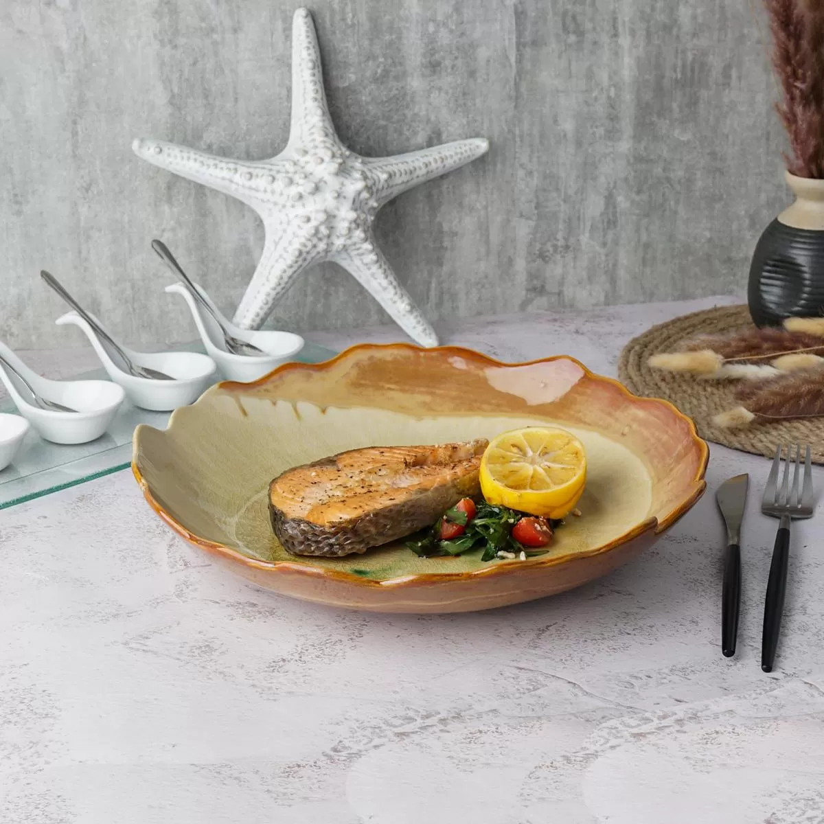 Салатник 29 см, 1,275 л, керамика "Frutti di Mare" P.L.
