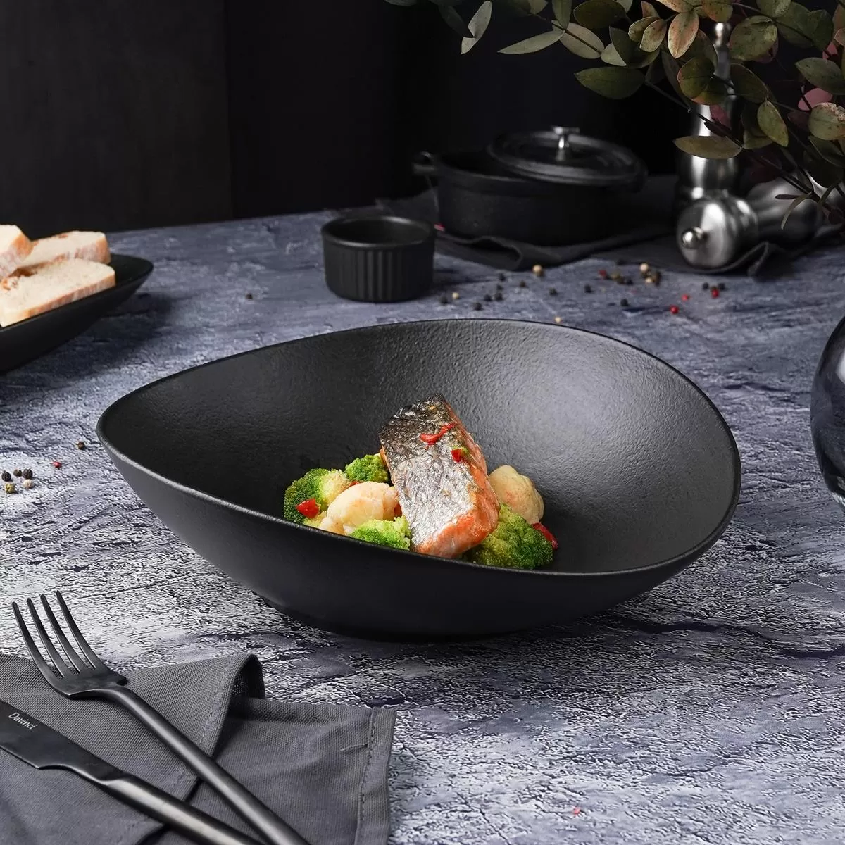 Салатник Black Raw Stellar 27*25*7,5 см, P.L. Proff Cuisine