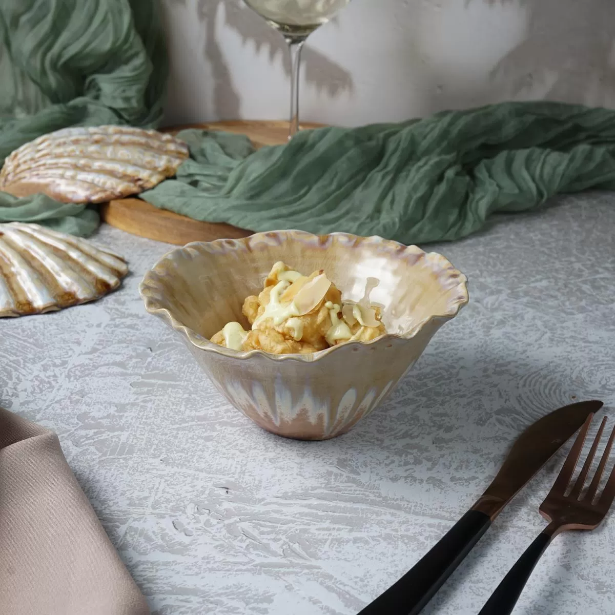 Салатник d=12 см, 200 мл, керамика "Frutti di Mare" P.L.