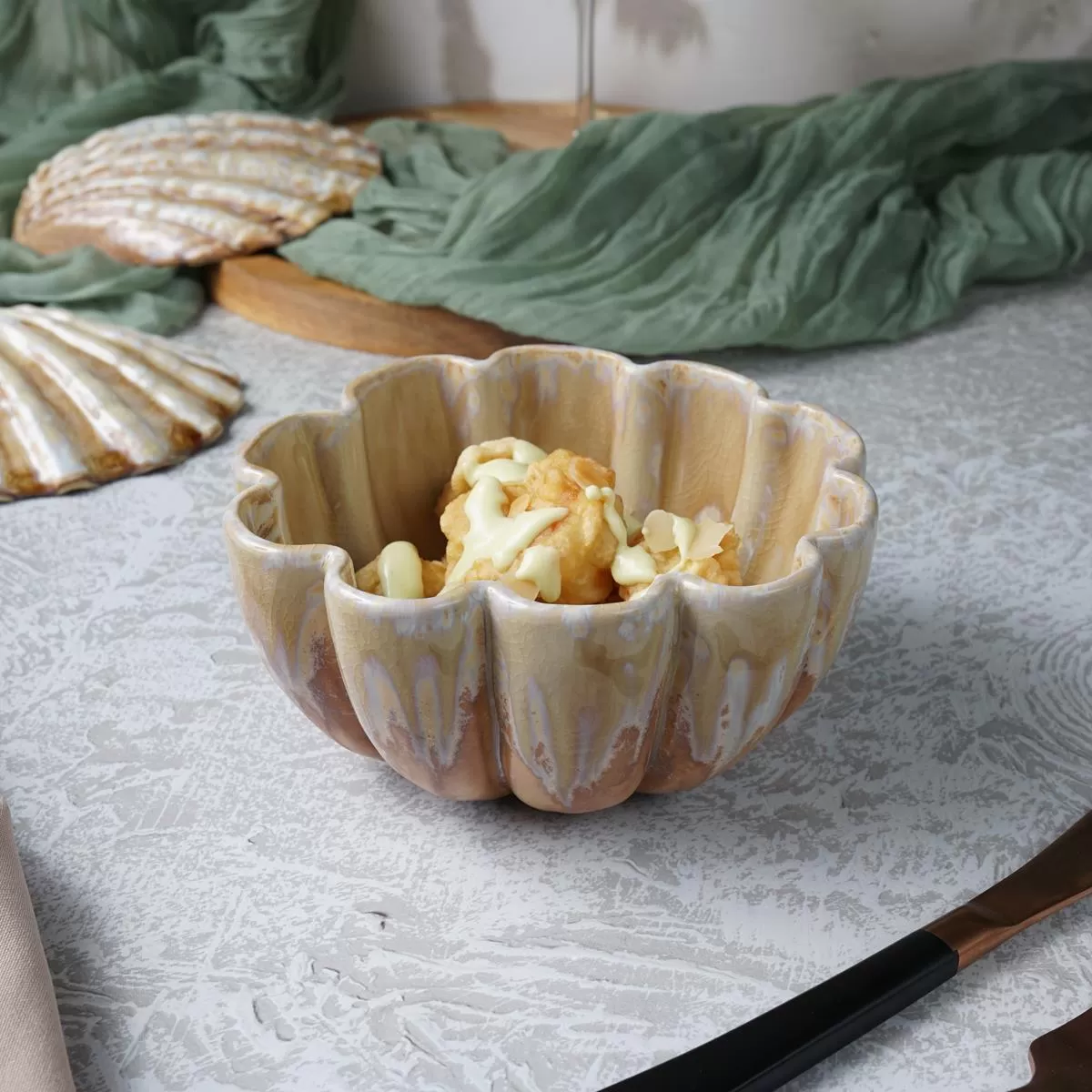 Салатник d=15 см, 450 мл, керамика "Frutti di Mare" P.L.