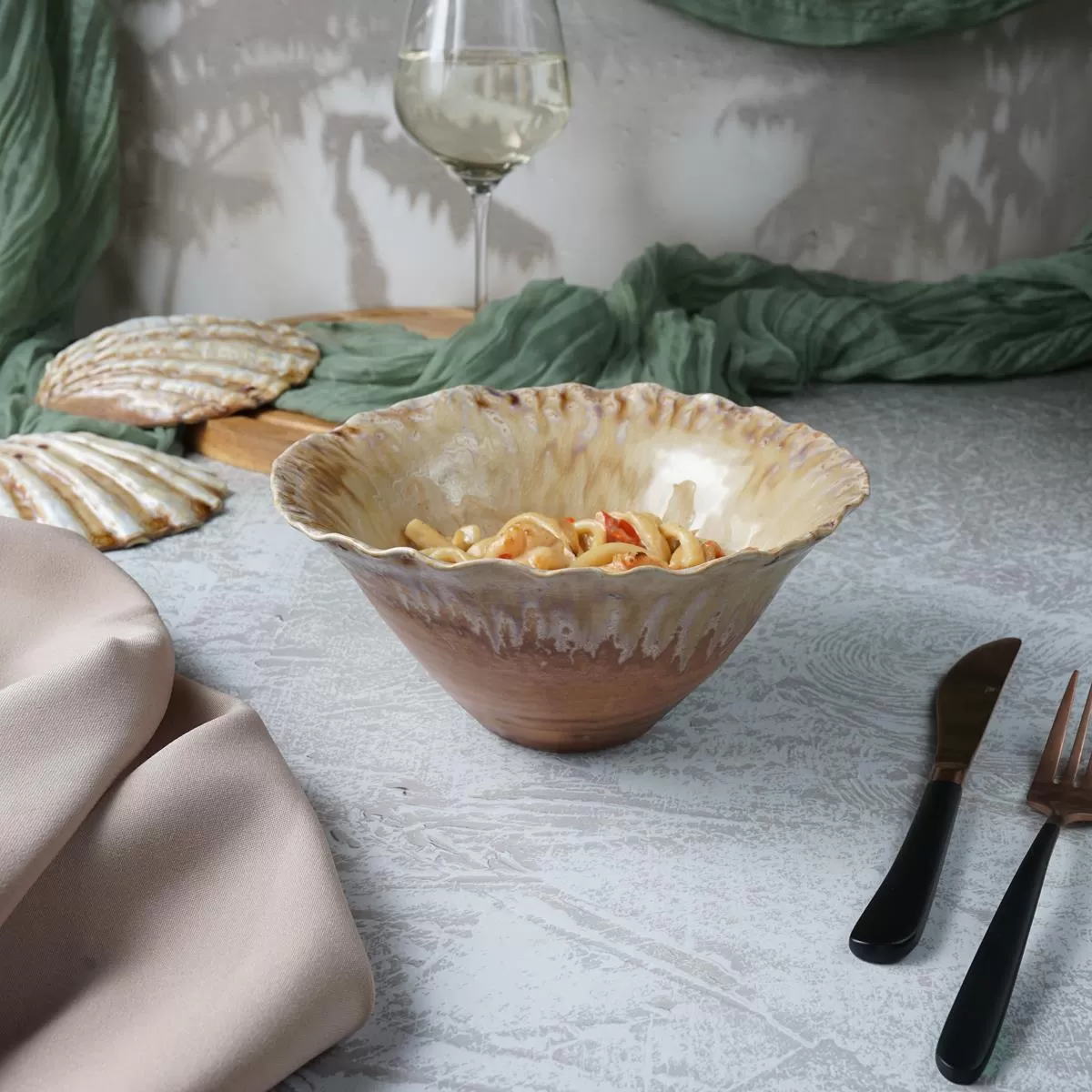 Салатник d=20 см, 650мл, керамика "Frutti di Mare" P.L.