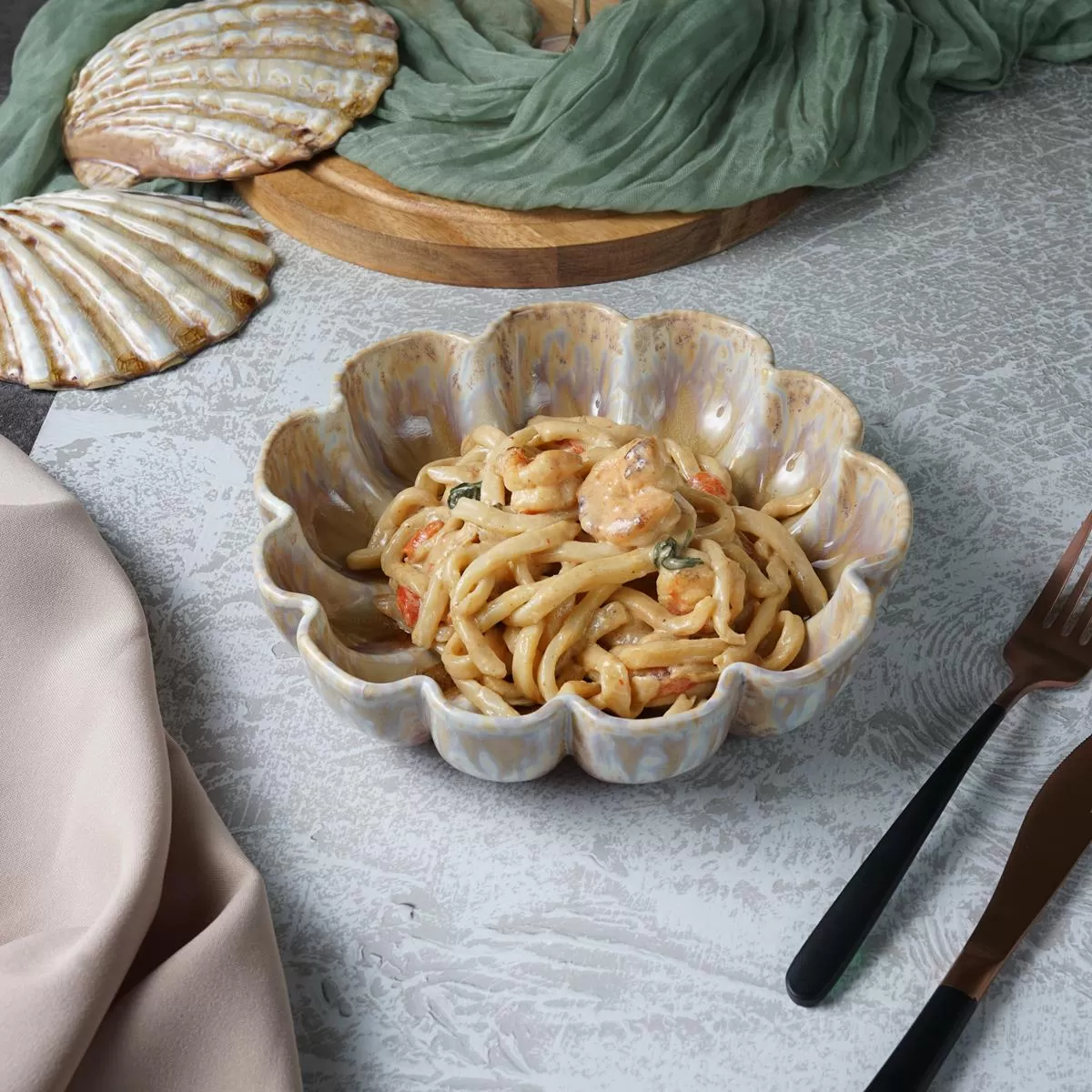 Салатник d=21 см, 650 мл,керамика "Frutti di Mare" P.L.
