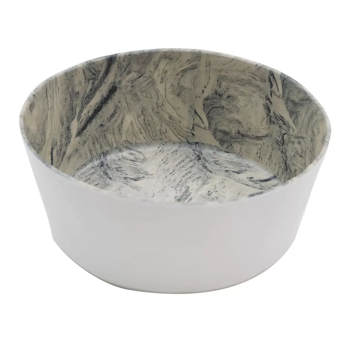 Салатник меламиновый 24*10см P.L. STREAMER GREY