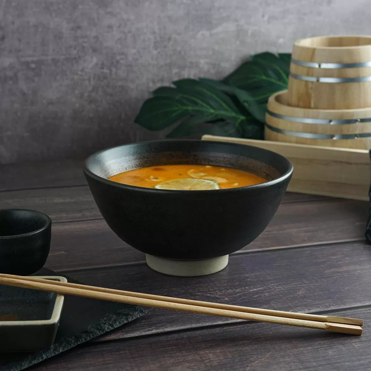Салатник,миска для лапши d=16 см, h=8 см, 700мл. "Dark Panasia" P.L. Proff Cuisine