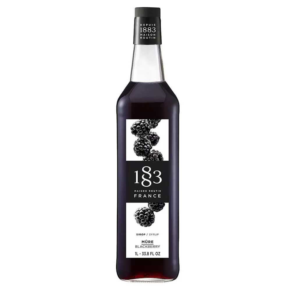 Сироп 1883 Maison Routin Ежевика (Blackberry), 1 л, стекло