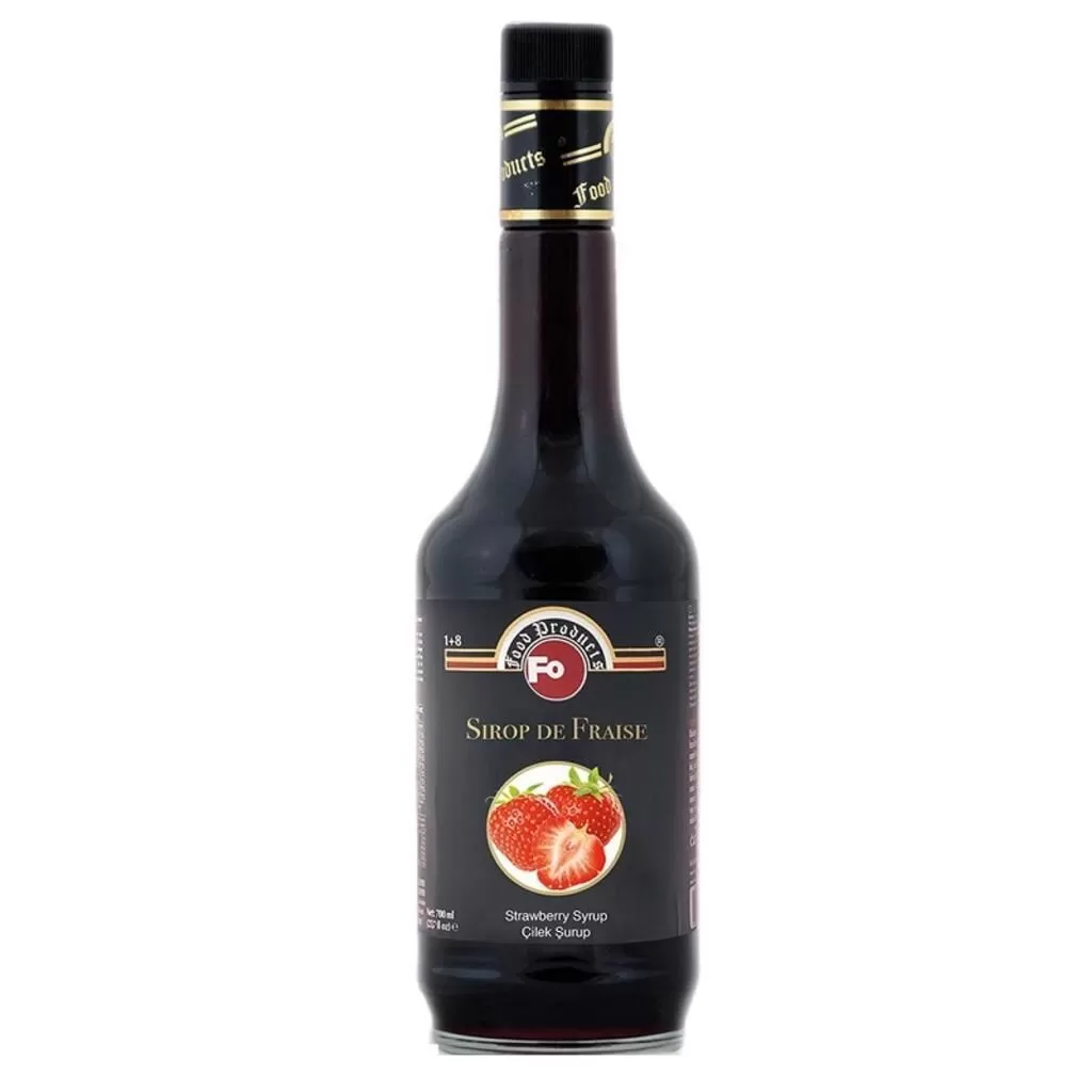 Сироп Клубника садовая 50% фруктов (STRAWBERRY FRUITED SYRUP) 0,7л.